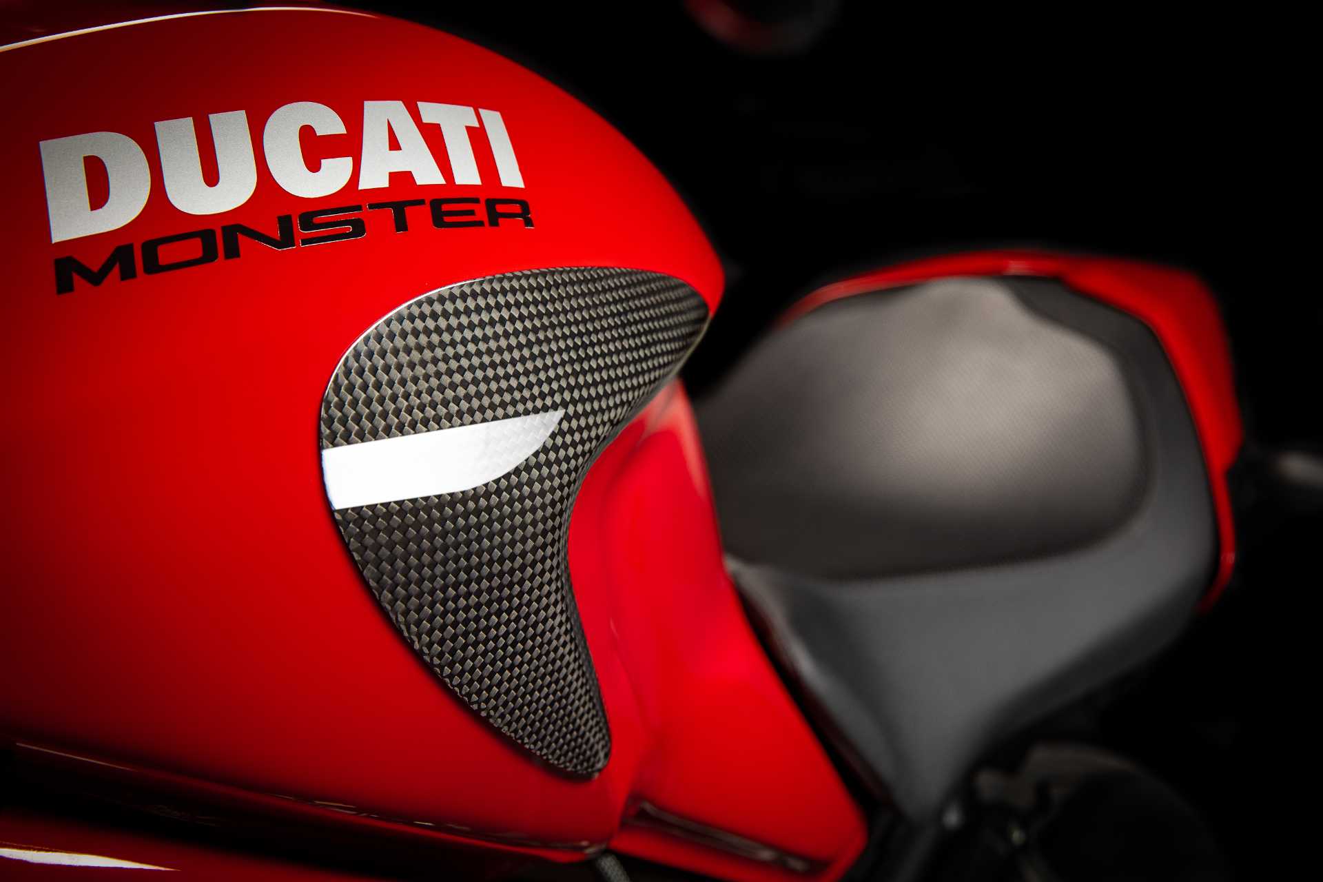 ducati monster carbon fiber tank sliders strauss